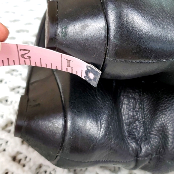 Steve Madden Intyce Pebbled Leather Slouchy Riding Soletech Boots - Picture 12 of 16